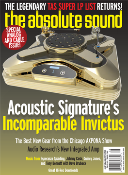 Acoustic Signature Invictus Turntable with TA-9000 Tonearm