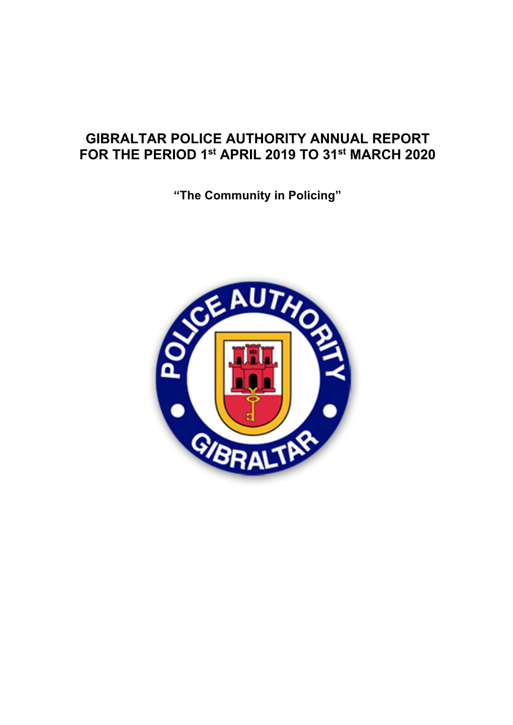 GPA Annual Report 2019-2020