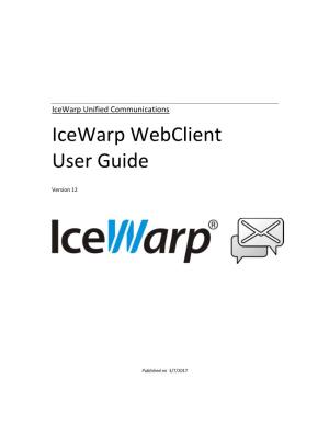 Icewarp Webclient User Guide