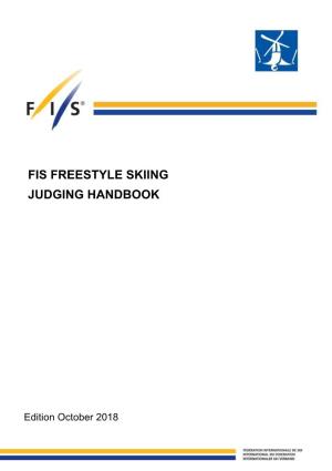 Fis Freestyle Skiing Judging Handbook