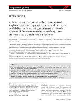 A Four-Country Comparison of Healthcare Systems, Implementation