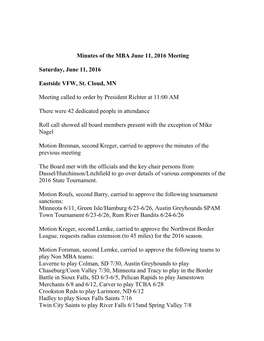 7/17/2010 Meeting Minutes
