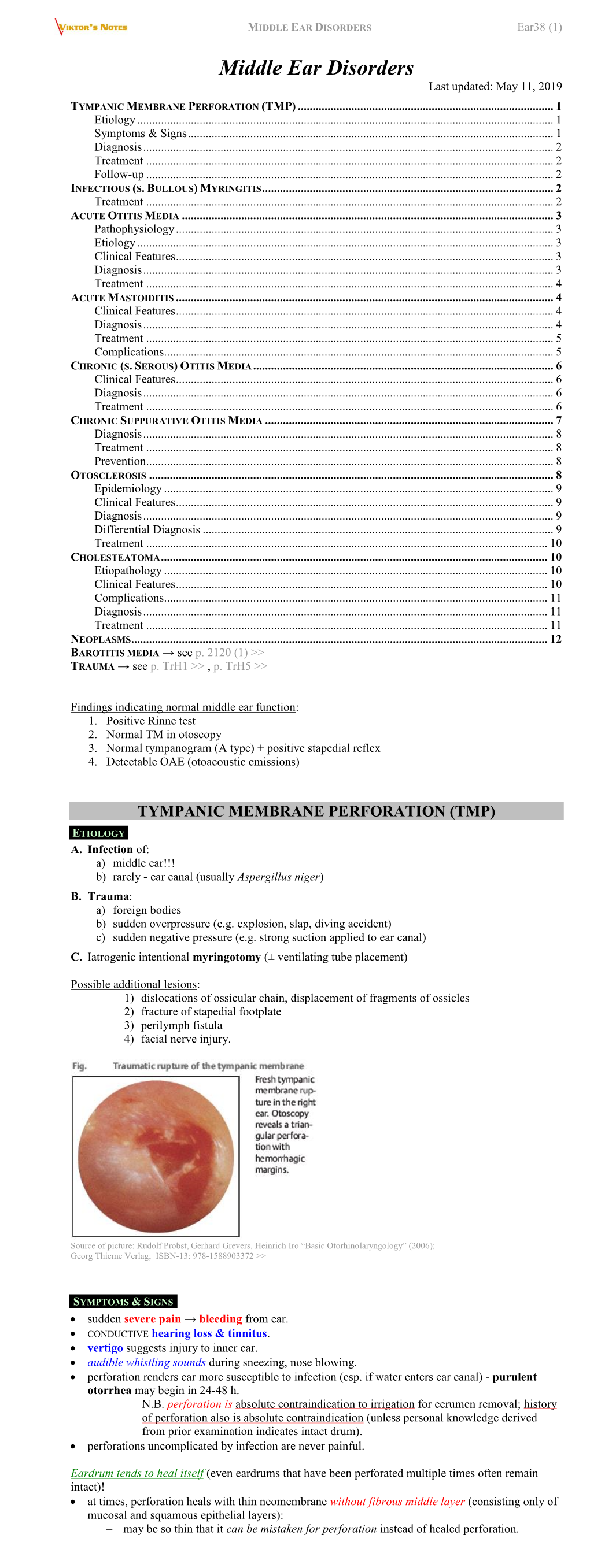 Ear38. Middle Ear Disorders.Pdf