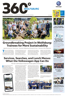 Groundbreaking Project in Wolfsburg: Trainees for More Sustainability