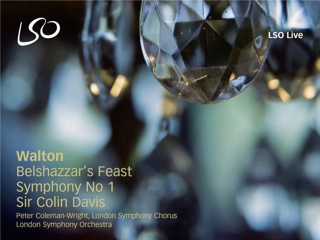 Walton: Belshazzar's Feast & Symphony No 1