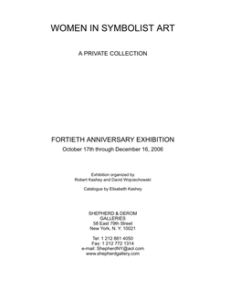 Women in Symbolist Art