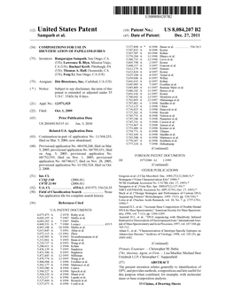 (12) United States Patent (10) Patent No.: US 8,084.207 B2 Sampath Et Al