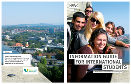 HAWK Information Guide for International Students
