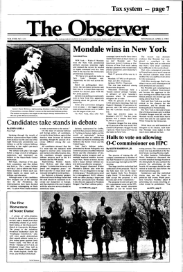 Mondale Wins in New York