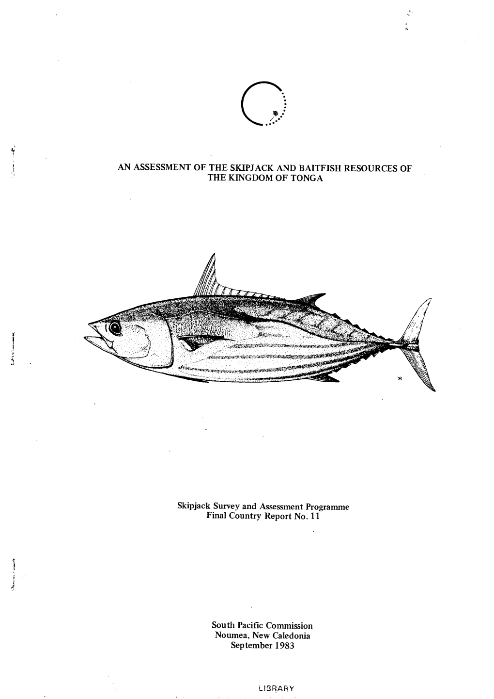 An Assessment of the Skipjack and Baitfish Resources of the Kingdom of Tonga