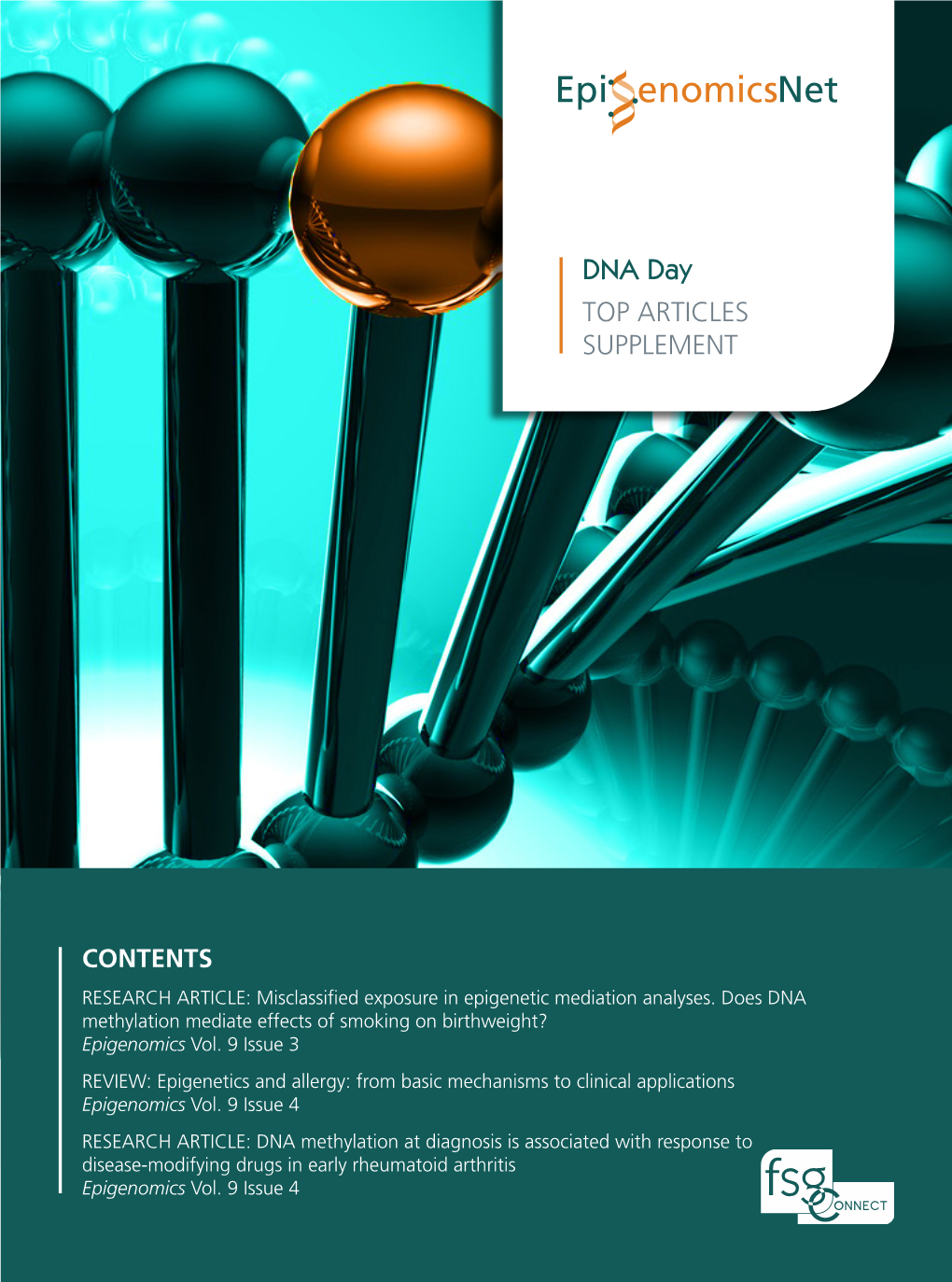 DNA Day TOP ARTICLES SUPPLEMENT