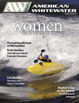 Mother's Day on the Selway Pioneering Women of Whitewater Ruth Gordon Cat Woman