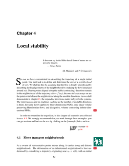 Local Stability