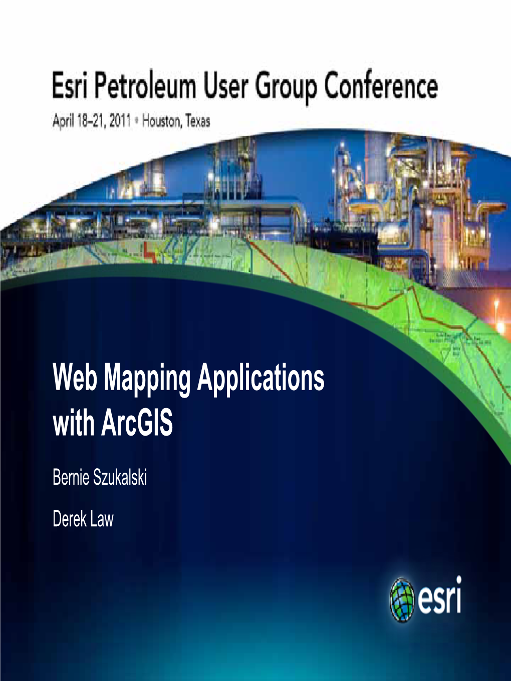Web Mapping Applications with Arcgis