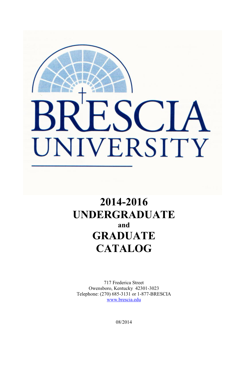 2014-2016 Undergraduate Graduate