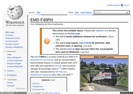 EMD F40PH from Wikipedia, the Free Encyclopedia