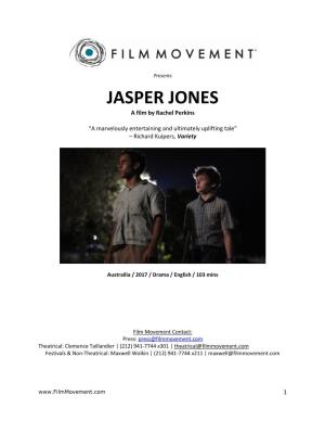 JASPER JONES a Film by Rachel Perkins