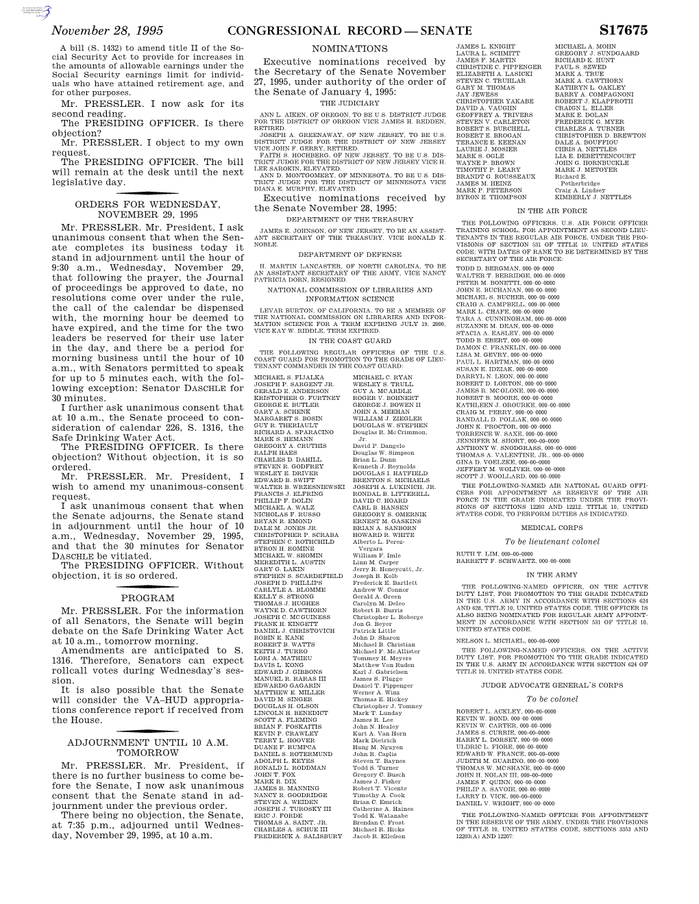 Congressional Record—Senate S17675