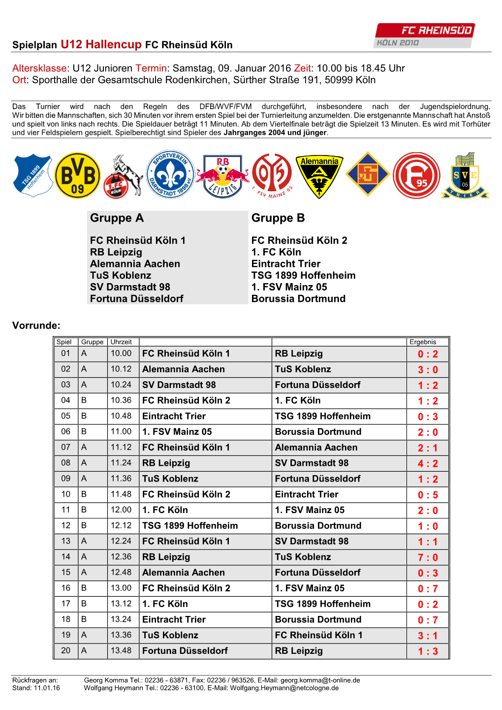 U12-Junioren