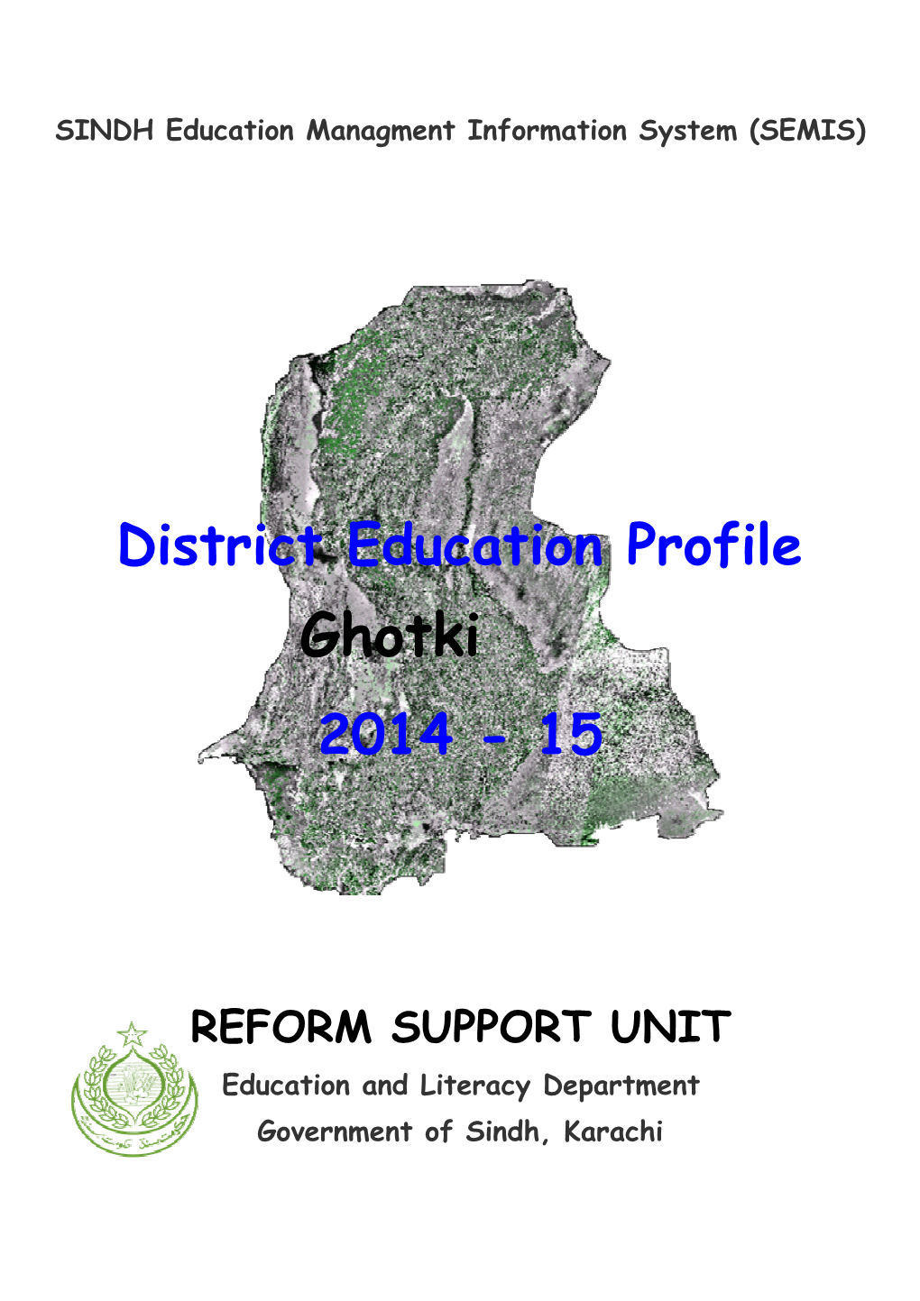 Ghotki District Profile 2014-15 Final