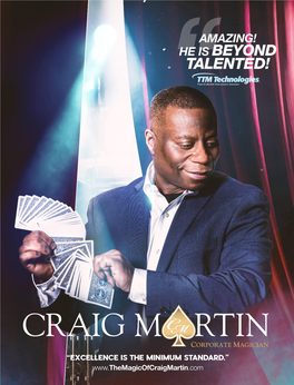 Craig Martin, Corporate Magician