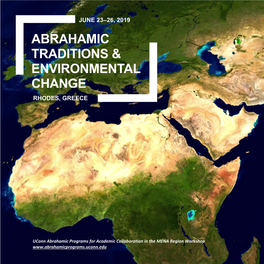 Abrahamic Traditions & Environmental Change