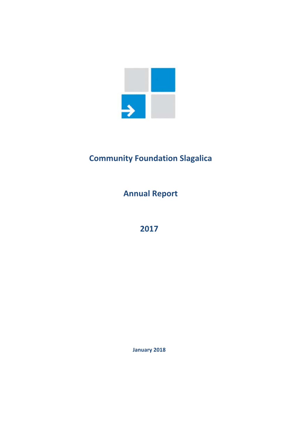 Community Foundation Slagalica Annual Report 2017