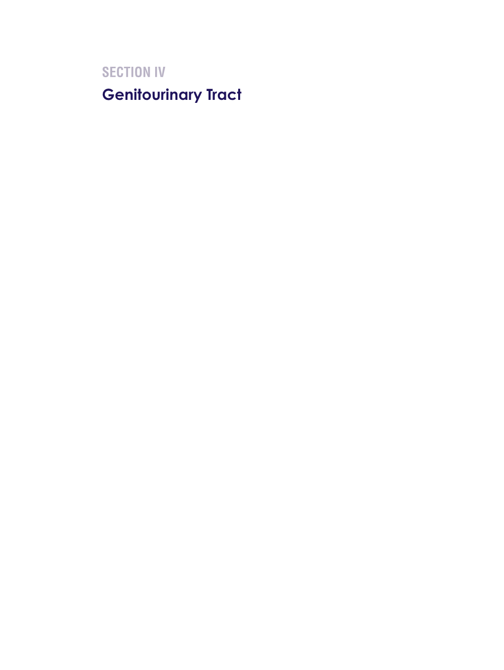 Genitourinary Tract Early Embryology of the Genitourinary Tract