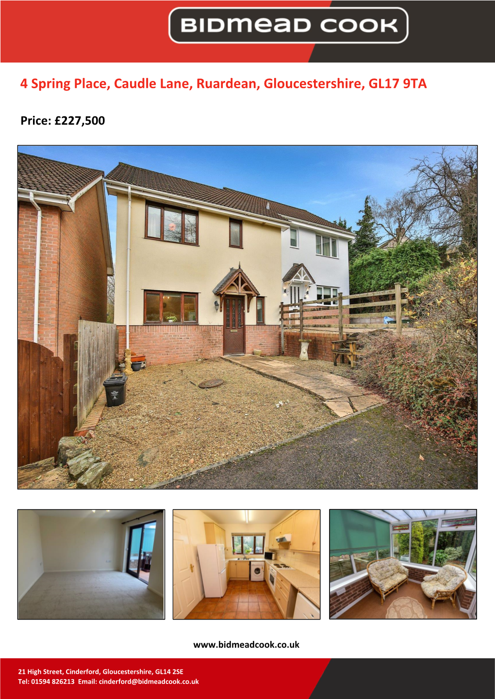 4 Spring Place, Caudle Lane, Ruardean, Gloucestershire, GL17 9TA