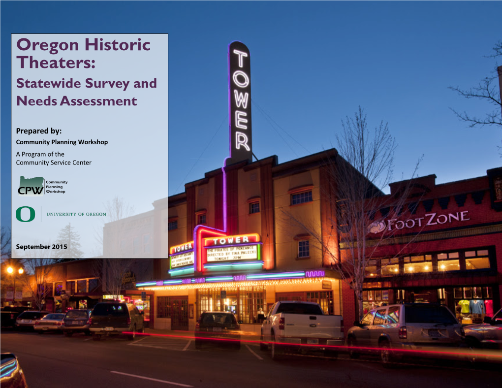 Oregon Historic Theaters