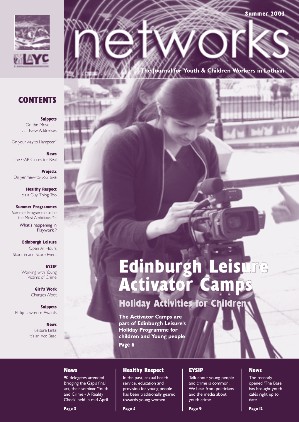 Edinburgh Leisure Activator Camps