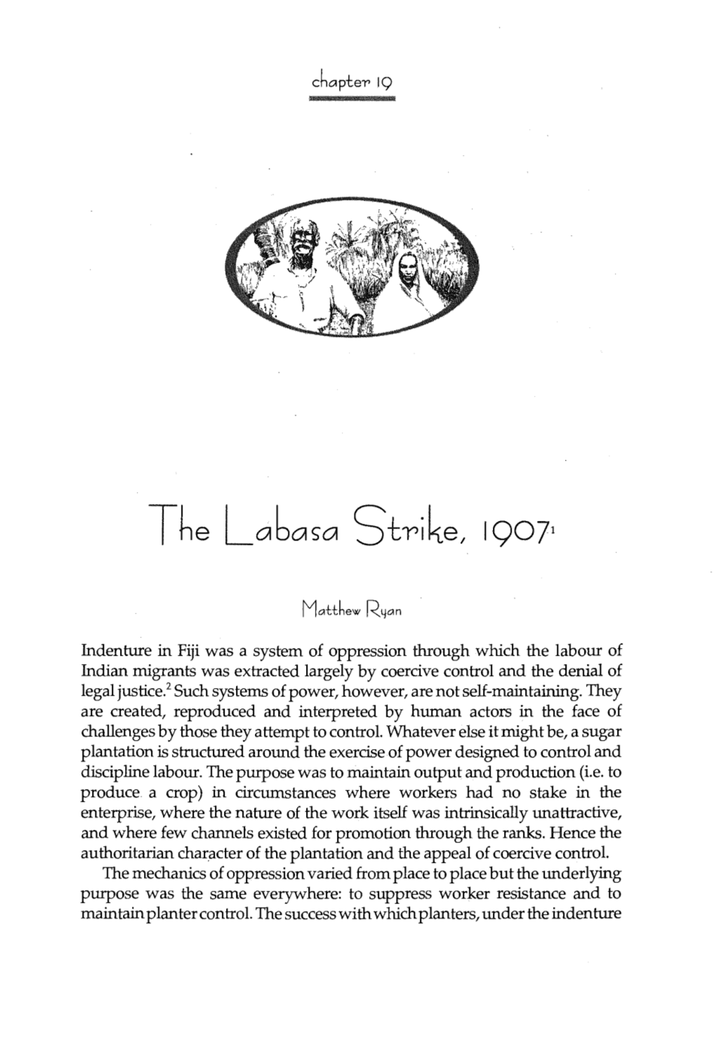 The Labasa Strike, 1907