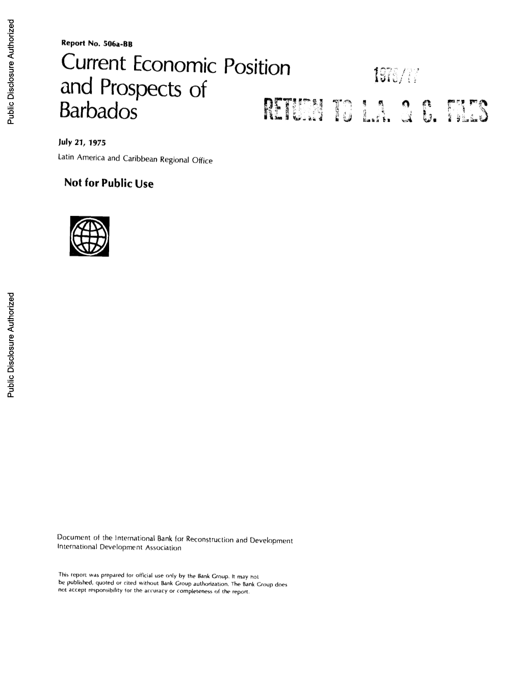 World Bank Document