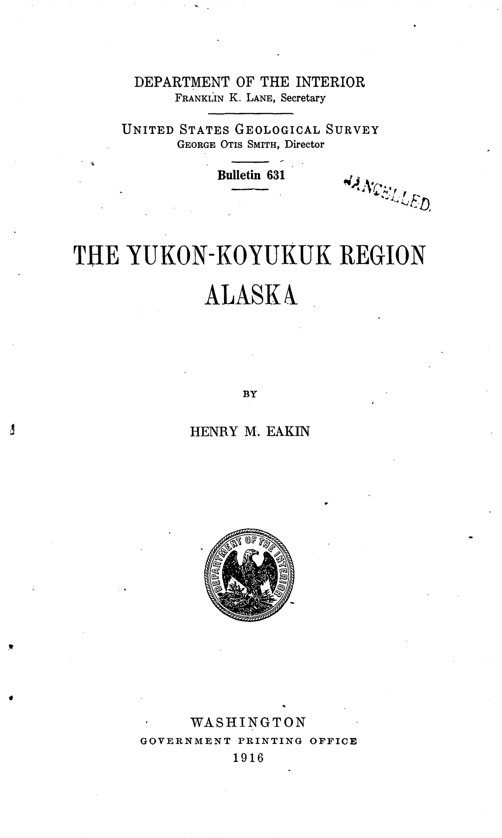 The Yukon-Koyukuk Region Alaska