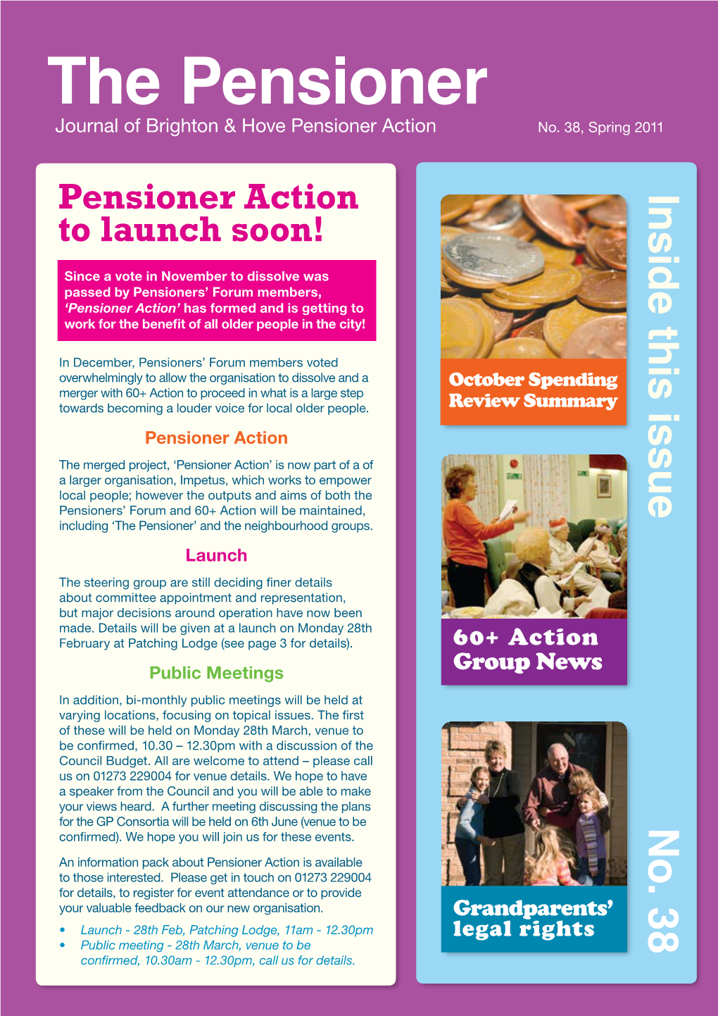 The Pensioner Journal of Brighton & Hove Pensioner Action No