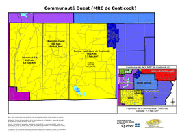 Communauté Ouest (MRC De Coaticook)