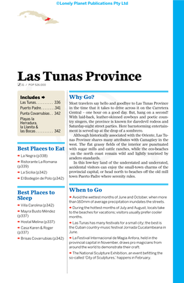 Las Tunas Province 31 / POP 526,000
