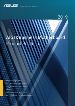 2019 AIOT and Business Motherboard Portfolio P1-P46+Cover