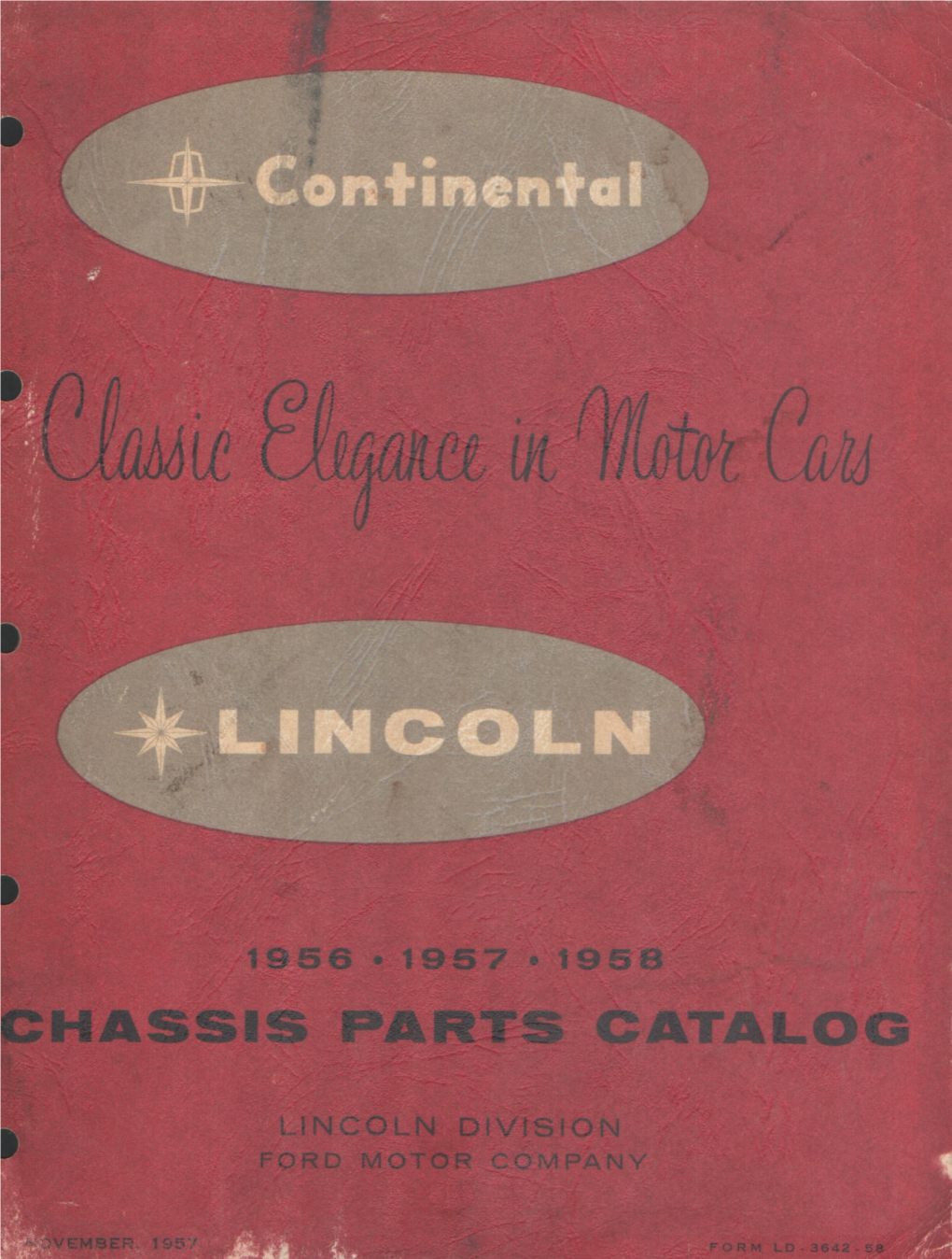 1956-1958 Lincoln Parts