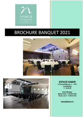 Brochure Banquet 2021