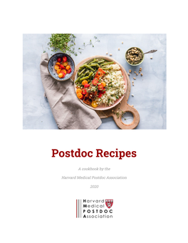 Postdoc Recipes