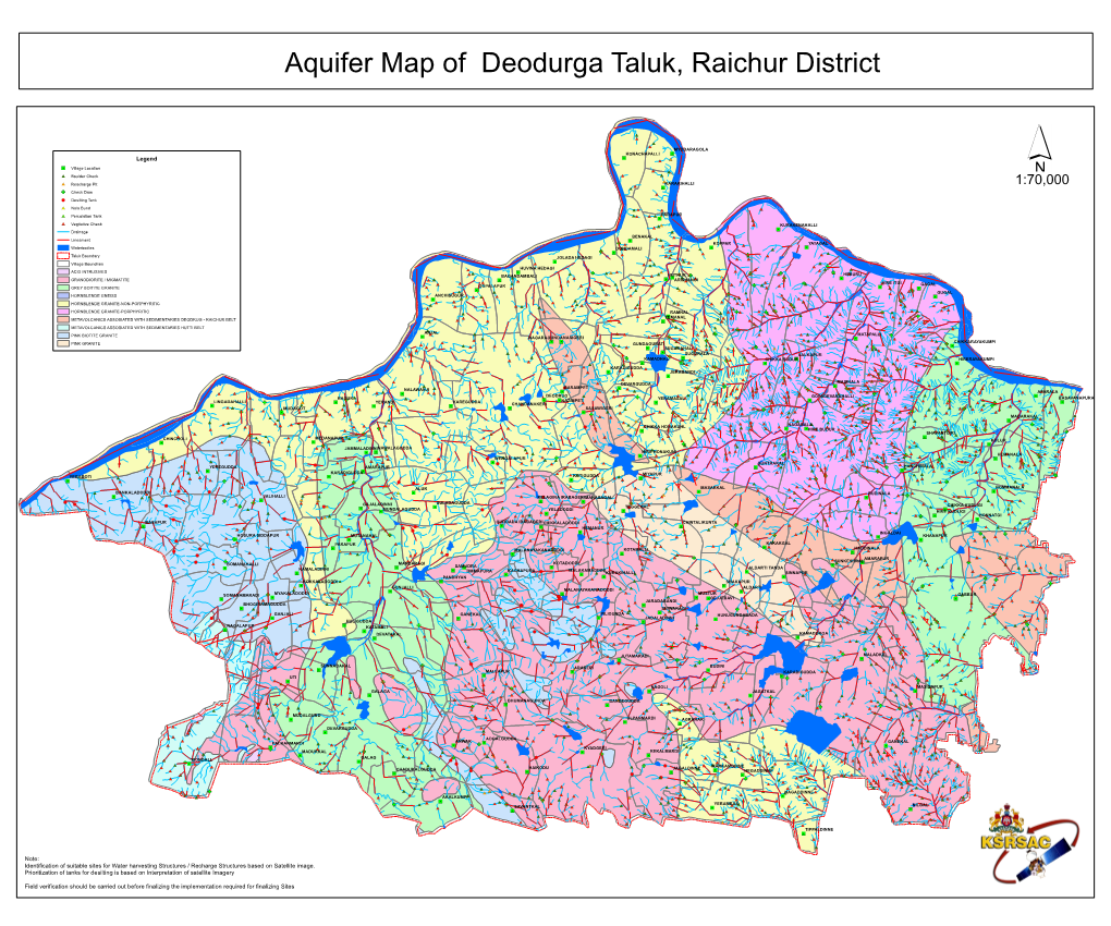 Aquifer Map of Deodurga Taluk, Raichur District