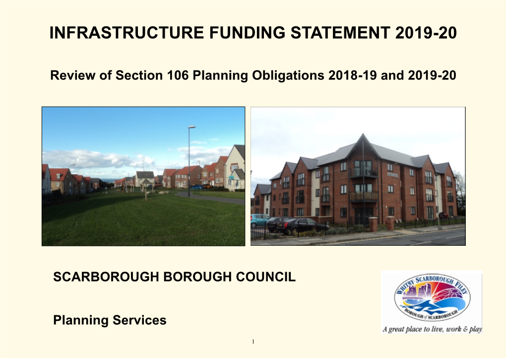 Infrastructure Funding Statement 2019-20