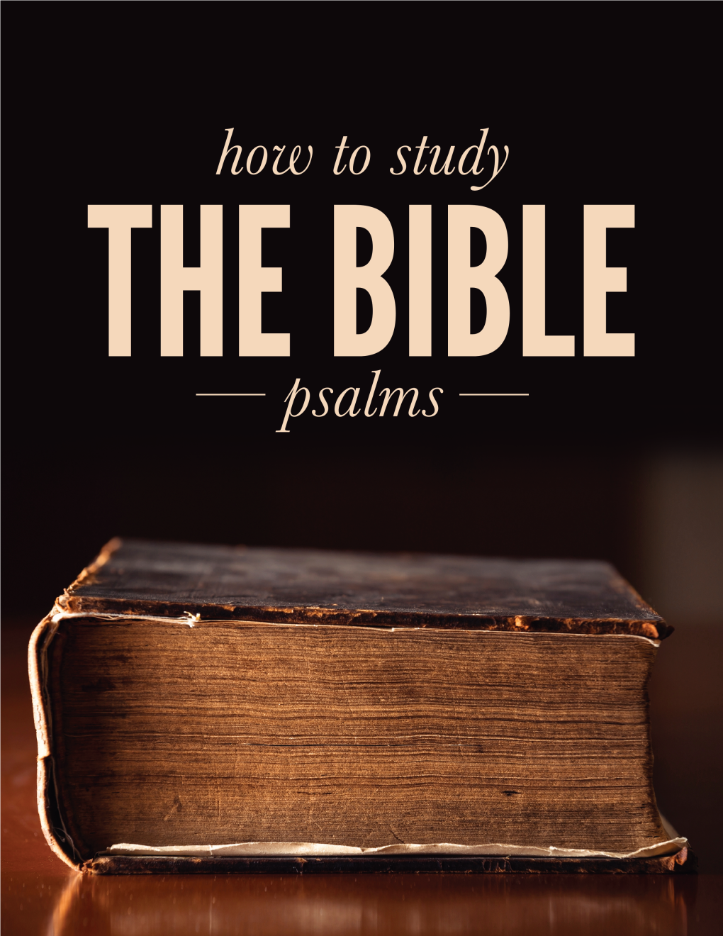 How to Study the Bible: Psalms