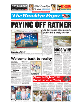 PAYING OFF RATNER As Developer Slims Project, Public Bill Is Likely to Soar