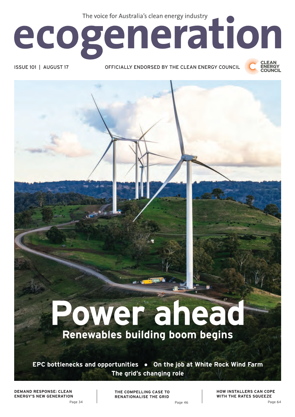 Renewables Building Boom Begins