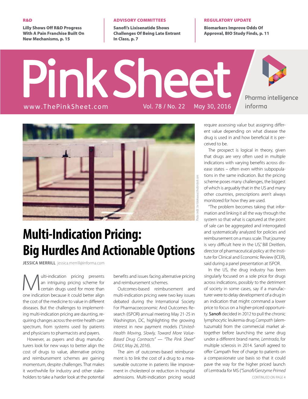 Multi-Indication Pricing: Big Hurdles and Actionable Options