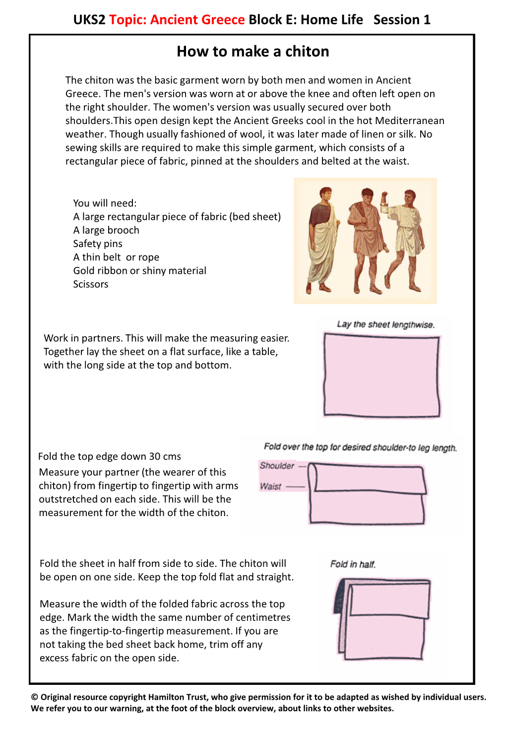 How to Make a Chiton