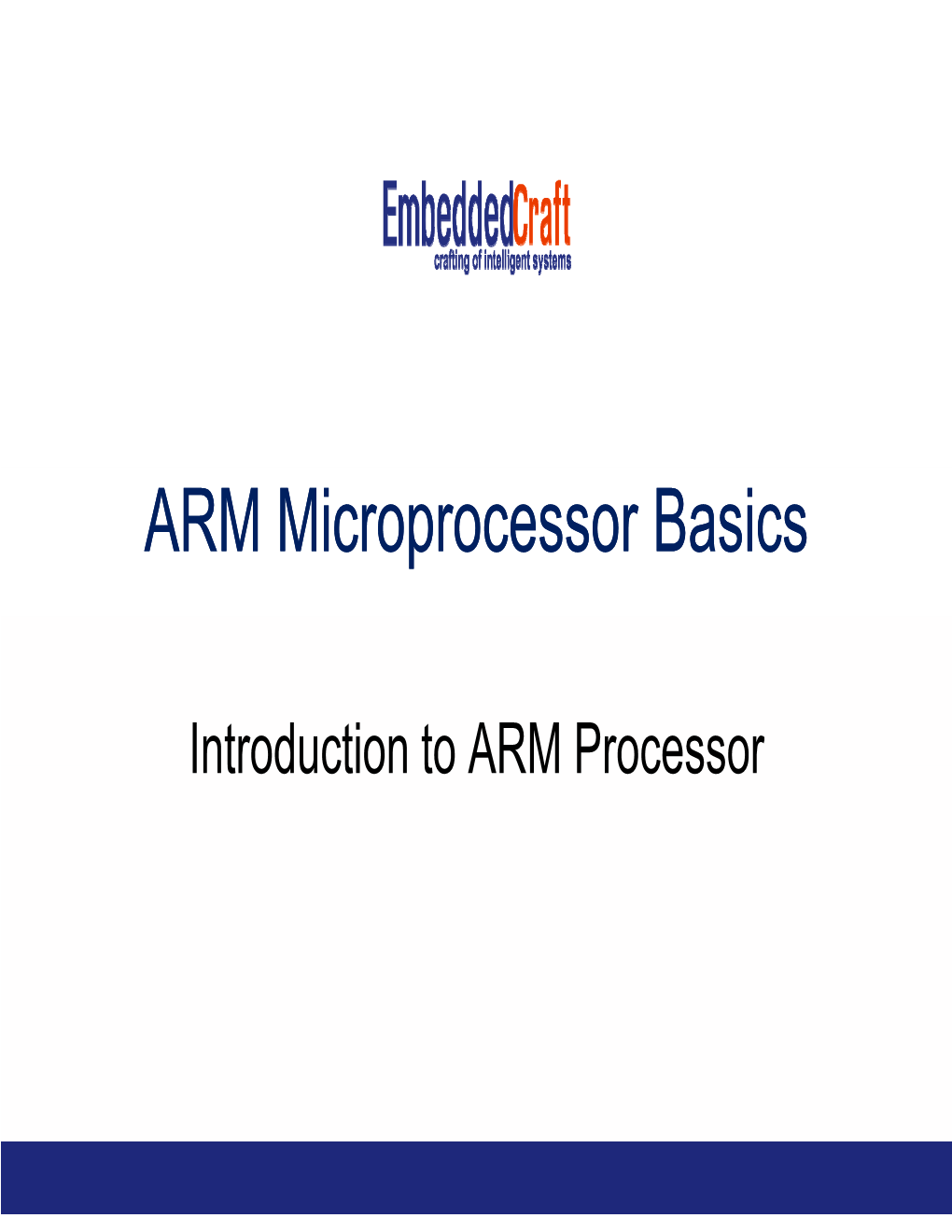 ARM Processor Basic