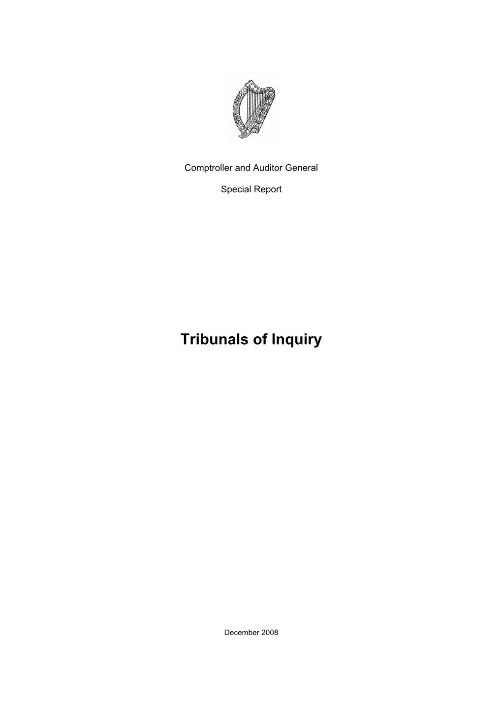 Tribunals of Inquiry